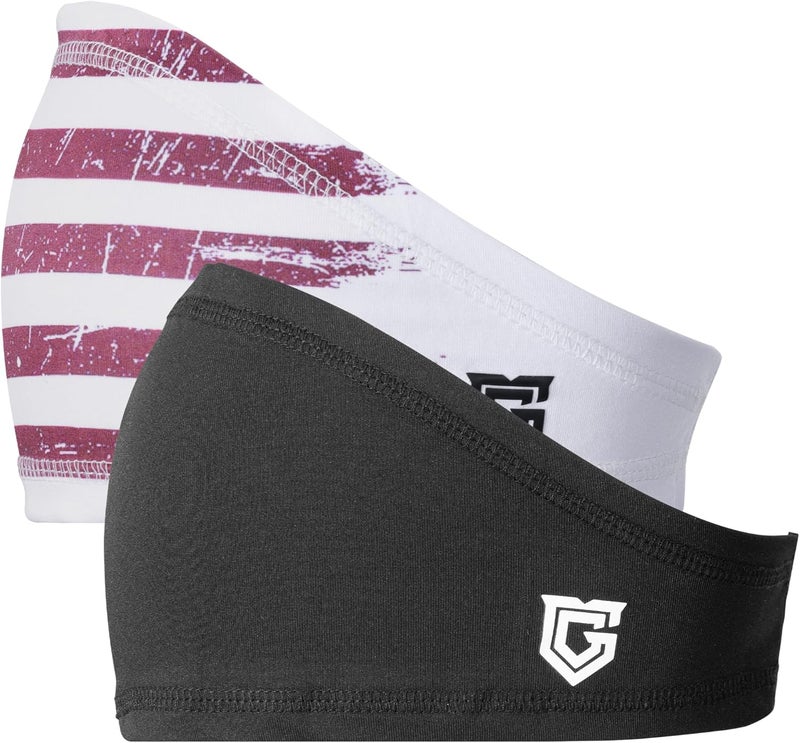 Gridiron Gladiator Football Bandana - Skull Headwrap, Sports Head Wrap for Men's Workout - Image 1